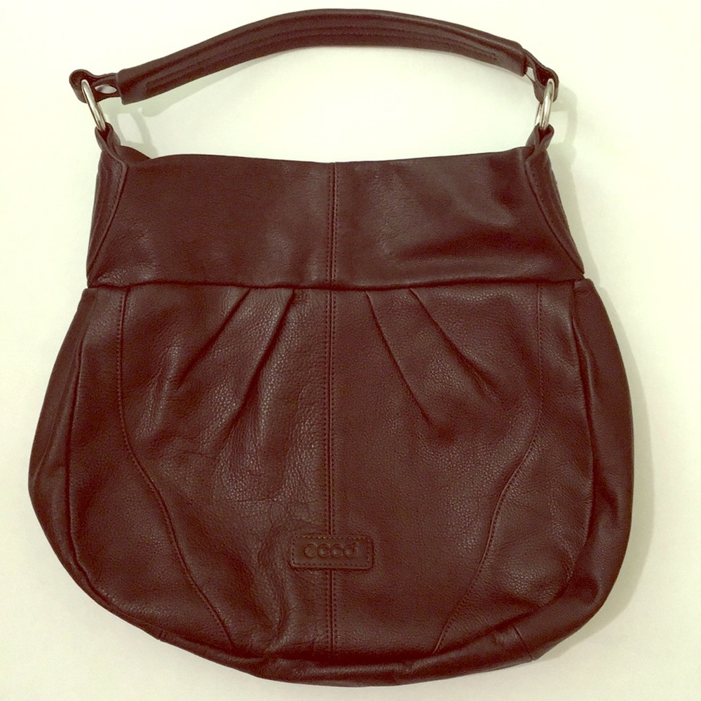 Ecco Brown Leather Purse Preowned